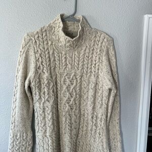 Cream Cable Knit Aran Sweater